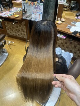 ヘア ショップキャリー 超最難関！細毛ブリーチ毛さんの髪質改善ストレート