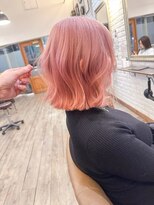 ルモ ヘアー 泉佐野ベイエリア店(Lumo hair) ペールピンクカラー
