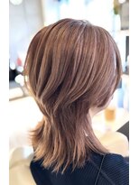 フワフワ ヘアーサロン(fuwafuwa hair salon) 【白髪ぼかし】　カシスピンク　14トーン