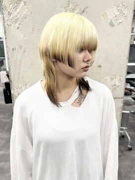 スノットバイガルテ(SNOT by GARTE) ウルフカット/ウルフヘア/姫カットウルフカット/裾カラー