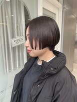 ザザ 高田馬場(ZA/ZA)&nbsp;ツヤカラー×ハンサムショート