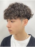 波巻きパーマスパイラルパーマツイストパーマメンズマッシュ梅田