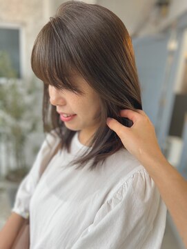 ペイジヘアー(paige hair) 透明感カラー/オリーブグレージュ/グレージュカラー