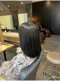 髪質改善ストレート+カット