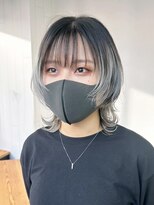 アルバム 池袋(ALBUM)&nbsp;くびレイヤー美髪ニュアンスカラーアッシュブラック_ba495701