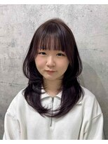 レイ(Lay.)&nbsp;【スタイリスト松下】ピンクラベンダーレイヤー