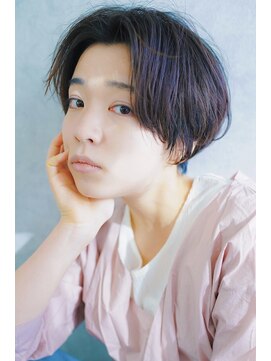 レターバイノベル(letter by novel) ハンサムショートマッシュショートボブ丸みショート前髪長め