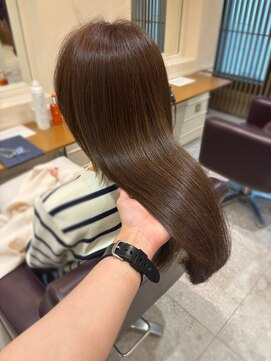 松本平太郎美容室 銀座パートツー(PART2) ロングイノアフルカラー/30代40代50代60代