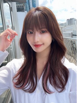 パシフィックダズールコパン(Pacific Dazzle copain) ★こなれミディ イメチェンくびれレイヤー 小顔 ネビージュ