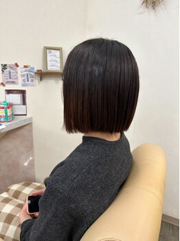 リリカル ヘアオブジェの写真/予約が埋まりやすいため早めの予約がおすすめ！憧れの自然なストレートに☆毎日のスタイリングも簡単♪