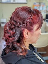 ヘッドショップパワープラス&nbsp;【煌】ヘアーセット♪ハーフアップ♪編み込み等