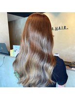 イーラヘアー(ERA HAIR)&nbsp;大人ハイライト×オリーブカラー
