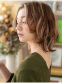 外国人風ハイライトグラデーションボブTb8戸頭10代20代30代