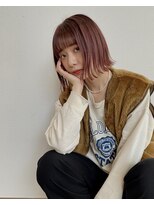 ゼン(ZEEN)&nbsp;きりっぱなしボブ／カシスピンク