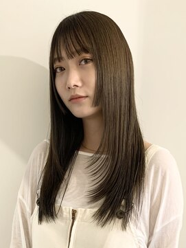 ライン(LINE) レイヤーカット/オリーブベージュ