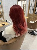 ロング/レッド