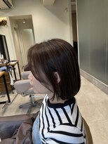 アローム(alom) ホワイトグレージュ/デジタルパーマ/チェリーブラウン/茅ヶ崎