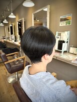 ヘアーメイクロージー 八軒店 (HAIR MAKE ROSY)&nbsp;マッシュショート黒髪スタイル