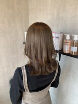 トリコ(ToricO)&nbsp;クラゲヘアー　ダブルカラー　ミルクティーベージュ　くすみ
