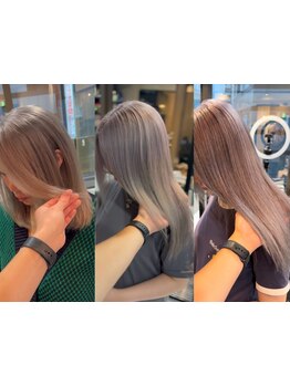 学割U24でお得にハイトーンケアブリーチやダブルカラーが楽しめます☆初めての方もお気軽にお越しください