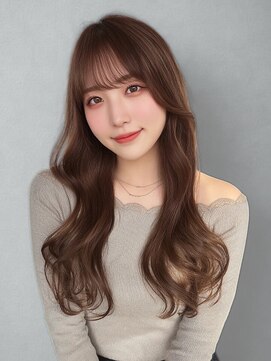 アッシュベージュ 透明感カラー 顔周りカット 韓国ヘア 20代