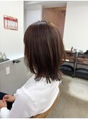 温かみのあるマロンベージュで艶と柔らかさをプラス♪