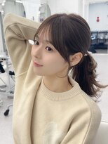 アマトウキョウスマートサロン(AMA TOKYO×Smart Salon) くびれレイヤー/顔まわりカット/レイヤーカット/小顔ヘア