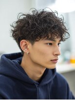 ラファンジュヘアークレオ 岐阜駅前(Rohange hair Creo)&nbsp;ツイストスパイラルパーマ ツーブロック