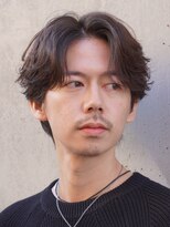 バイフィフス 原宿/表参道(by fifth)&nbsp;メンズシースルーマッシュニュアンスパーマシャドウパーマテテ風