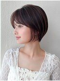 丸みショートボブ大人かわいいひし形ショート【浦和】
