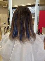 ロサ ファイブヘアー(Rosa..5Hair)&nbsp;BLUE×SILVERハイライト