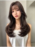 【Brandnew】レイヤーカット_韓国ヘア_ロングレイヤー