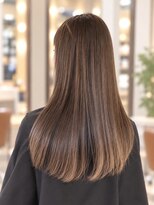 ネオリーブ コパン 鶴見店(Neolive copain)&nbsp;大人可愛い　つやカラー　縮毛矯正　ナチュラルブラウン