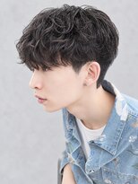 ネクストメンズ 表参道(NEXT men's)&nbsp;ツーブロック 韓国風マッシュ シャドウパーマ ニュアンスパーマ