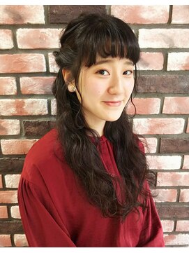 エクラート イーリス 高田馬場店(ECLART IriS) 《高田馬場美容室IriS》ヘアアレンジ☆ハーフアップ☆