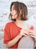 綺麗ラフウェーブで作る.ヘルシーレイヤー大人フレンチボブ♪