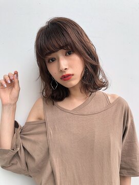 ガーデントウキョウ(GARDEN Tokyo) 【GARDEN 田中麻由】外ハネ毛先パーマフォギーベージュ