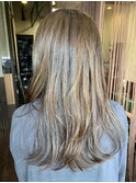 レイヤーロング外ハネ巻き＆ミックス巻き4
