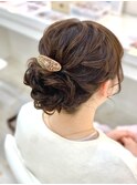 アップスタイル 【結婚式】【ヘアセット】【トレンド】
