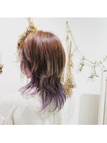クリップス ヘアーサロン(Clips Hair salon)&nbsp;パープルインナーカラー