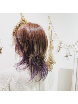 クリップス ヘアーサロン(Clips Hair salon) パープルインナーカラー