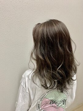 フロート 小阪店(float) ショコラベージュ_マロンベージュ Aラインボブ かきあげ