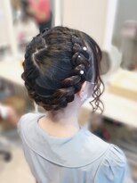 ヘアセットサロン ミント(Hair set salon MINT)&nbsp;編み込みアップスタイル☆