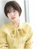 まとまる束感 丸みショート