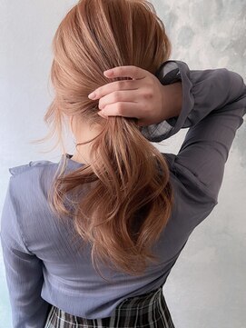 ヘアーアンジェ 南矢野目店(Hair ange) 【結んだだけで可愛い♪】髪質改善トリートメント×艶カラー