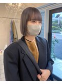 グレージュボブ