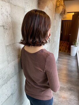 ミルヘアデザイン(mil hair design) ボブ　ふわ巻き