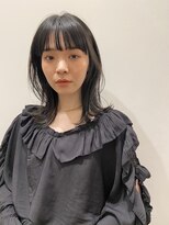 ノフ(knof)&nbsp;暗髪グレージュ x 透明感カラー x レイヤースタイル