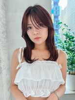 ジョエミバイアンアミ(joemi by Un ami)&nbsp;★くびレイヤーエモージュ前髪薄めバング小顔カット大人ガーリー