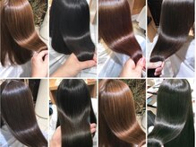 白髪染めから外国人風カラーまで、なりたい色も自由自在♪短時間で染まるのに、色持ちの良さが◎♪